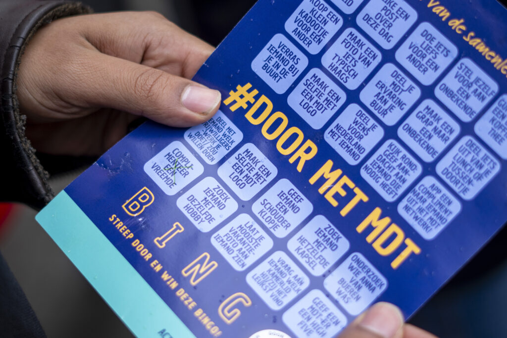 Door met MDT Bingokaart
